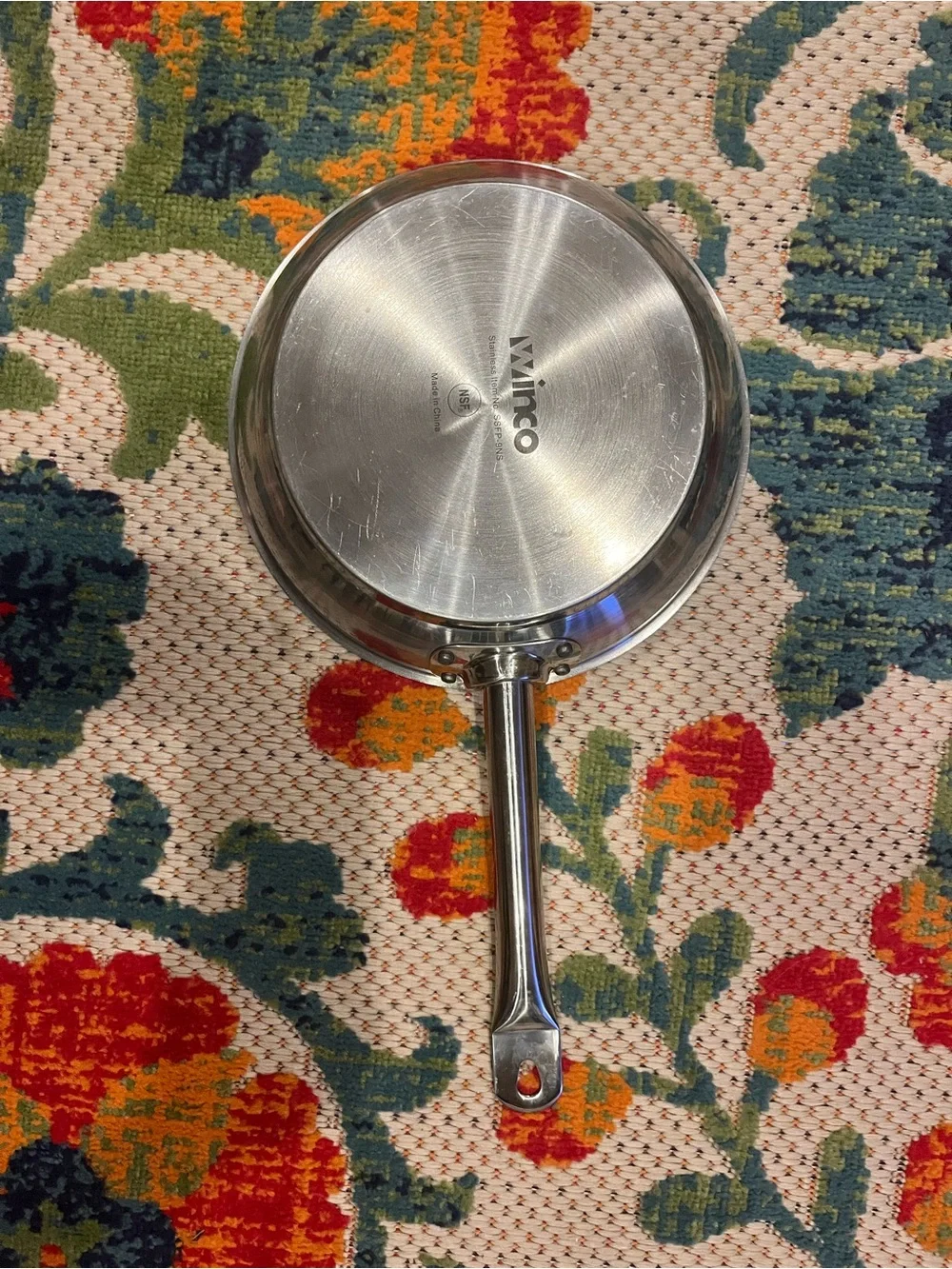 Winco Stainless Steel Non Stick Fry Pan Used